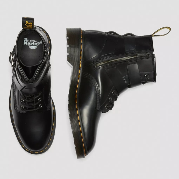 Dr Marten Genuine Leather Harness Boots sz 7 - Picture 9 of 14